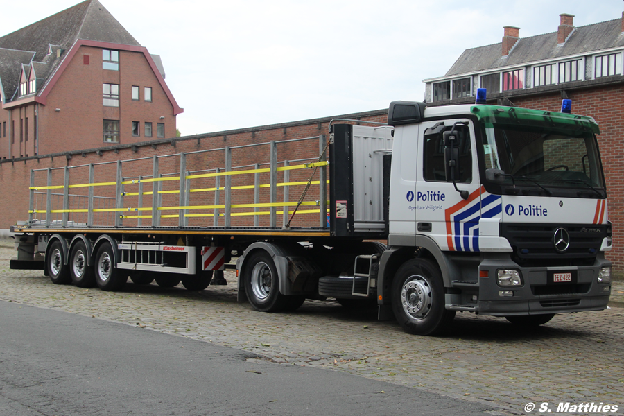 Bruxelles - Police Fédérale - LKW